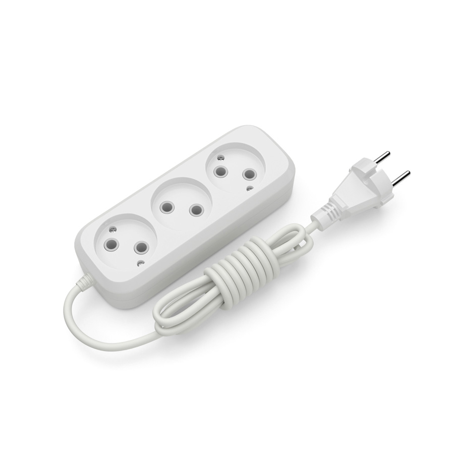 Подовжувач блоковий ELECTRUM 3 розетки 1,5м (C-ES-1785)